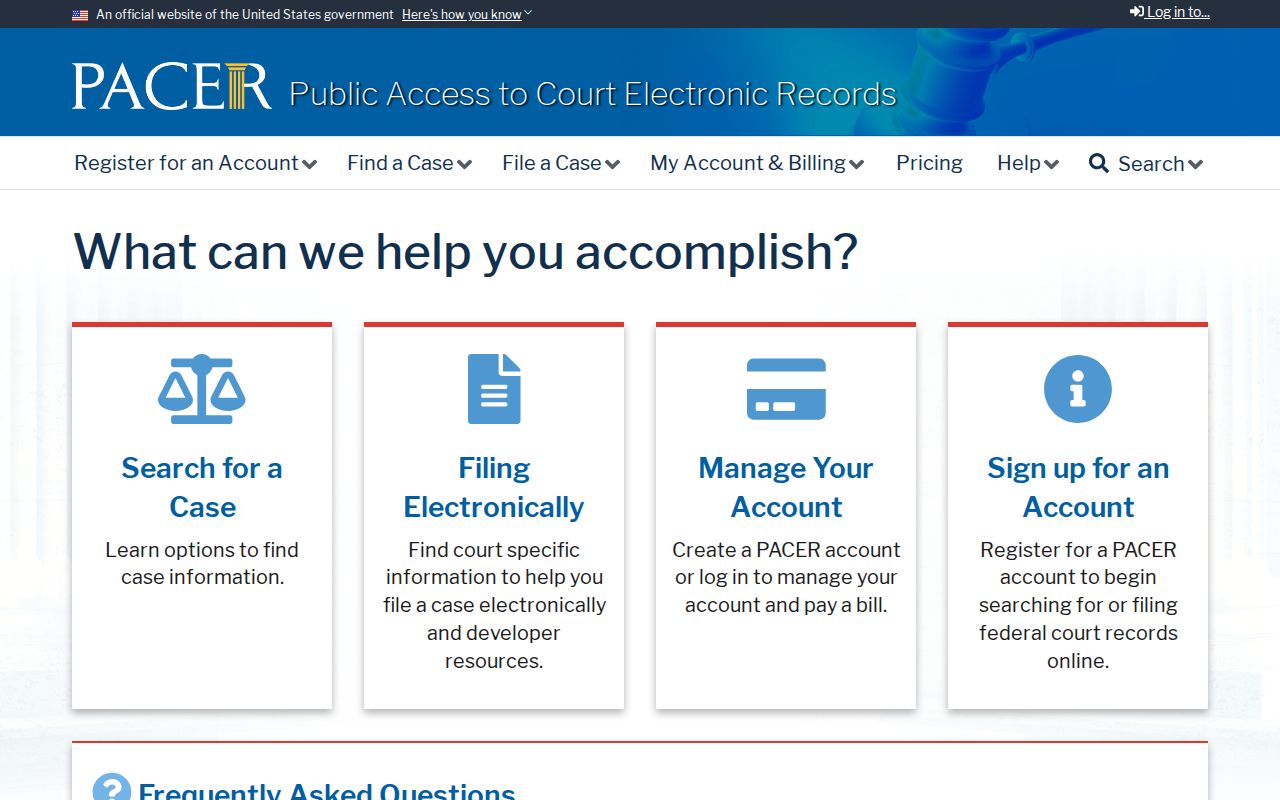 Lemoore residents directory federal court PACER search