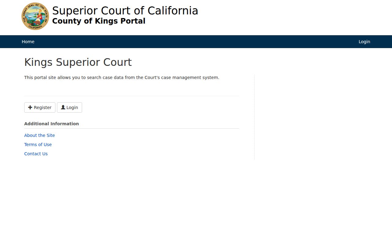 Lemoore residents directory Kings Superior Court public portal
