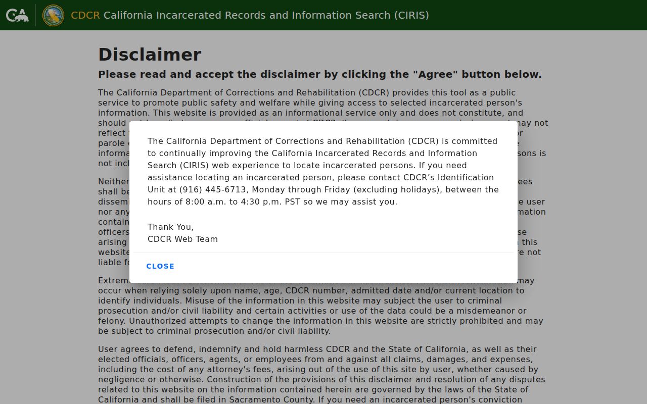 Lemoore resident lookup California incarcerated records search